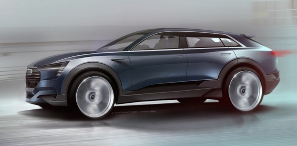 Audi e-tron quattro concept: il piacere di guidare un&#039;auto elettrica senza compromessi