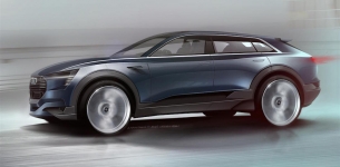 Un’anticipazione della produzione di serie: laAUDI e-tron quattro concept al Salone di Francoforte 2015